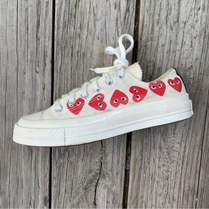 Converse Comme Des Garcons Womens Low Chuck Taylor Designer Shoes